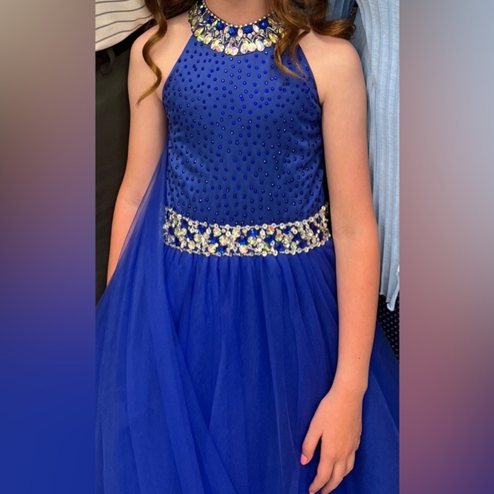 Royal blue formal dress
